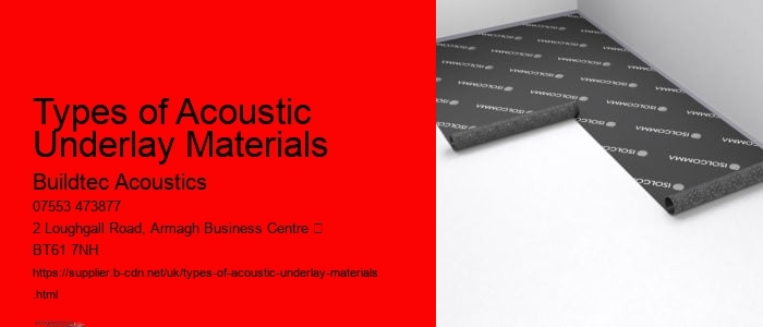 Types of Acoustic Underlay Materials